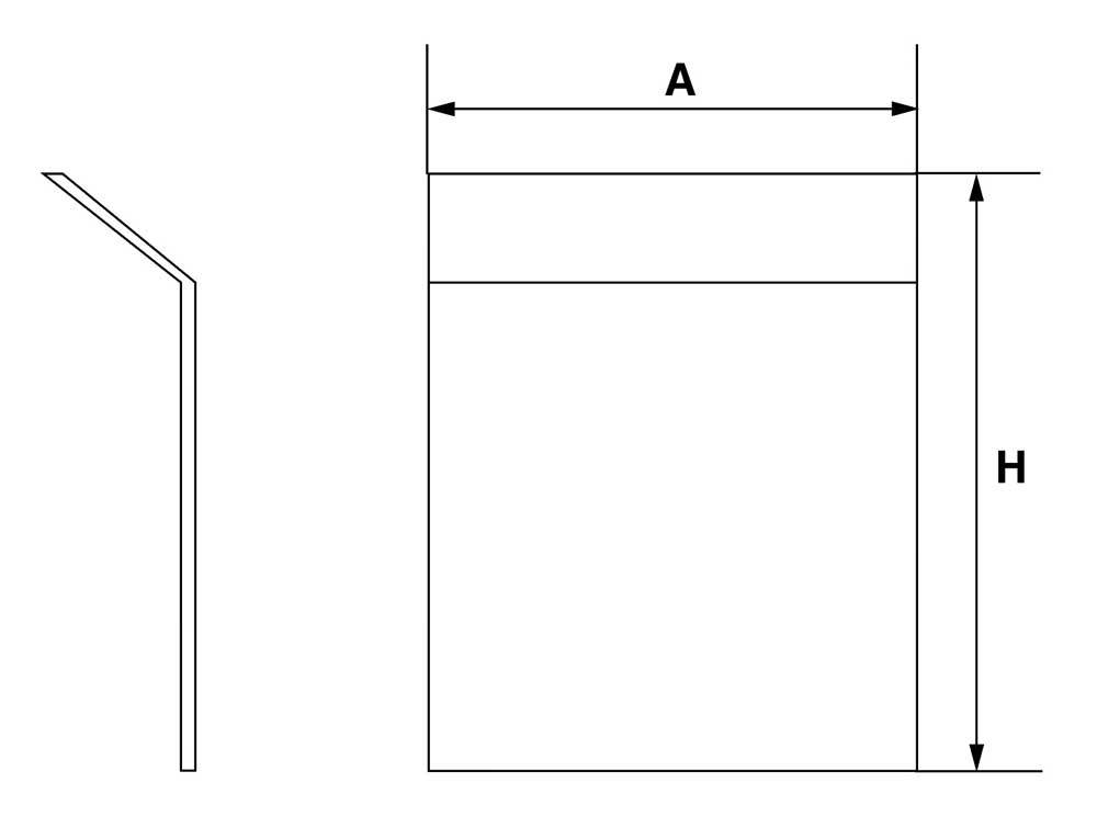 schema tramezza per pozzetto