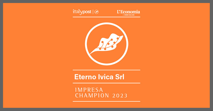 Eterno Ivica gehört zu den 1000 besten Unternehmen Italiens Eterno Ivica gehört zu den 1000 besten Unternehmen Italiens