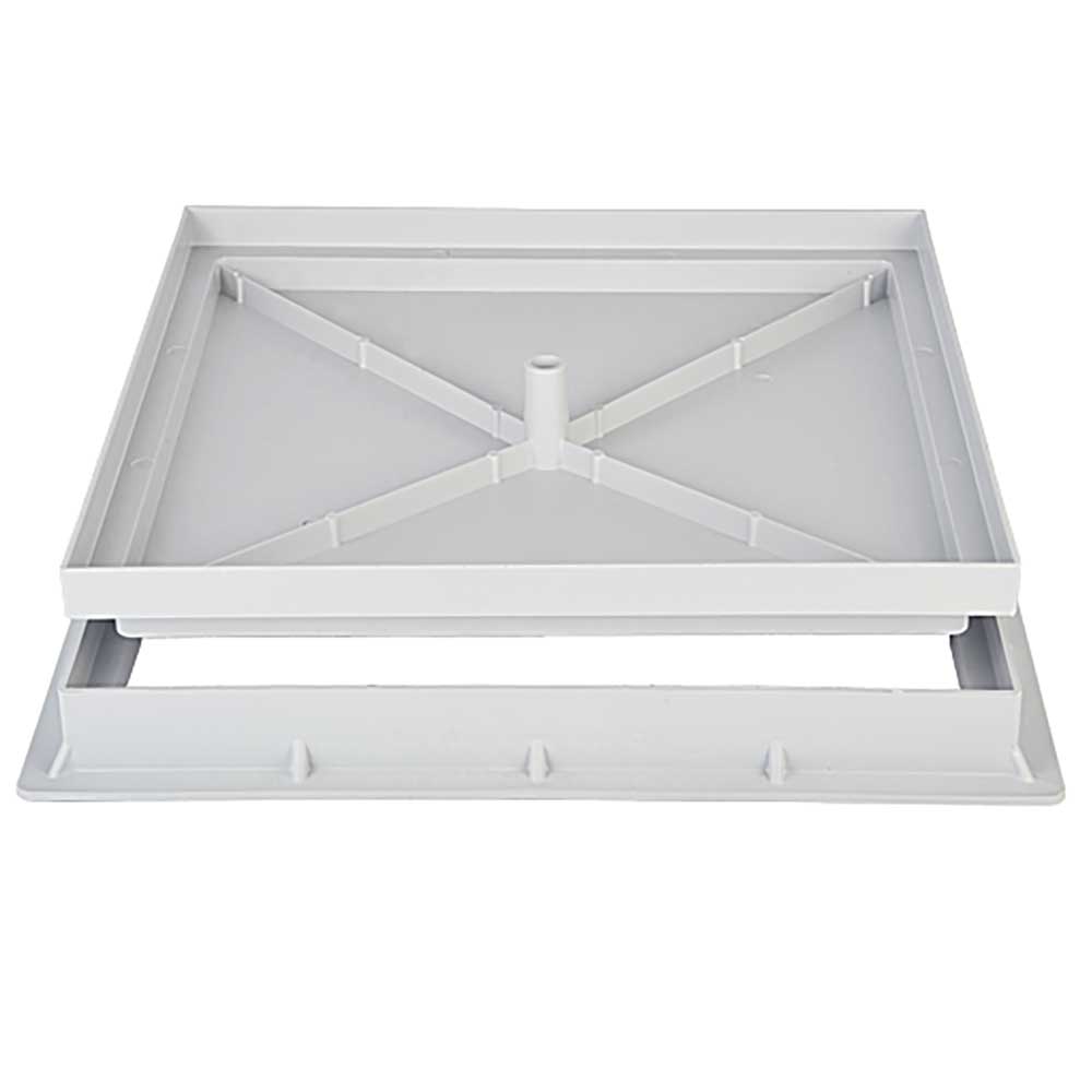 Polypropylene frame and paving cover Polypropylene frame and paving cover