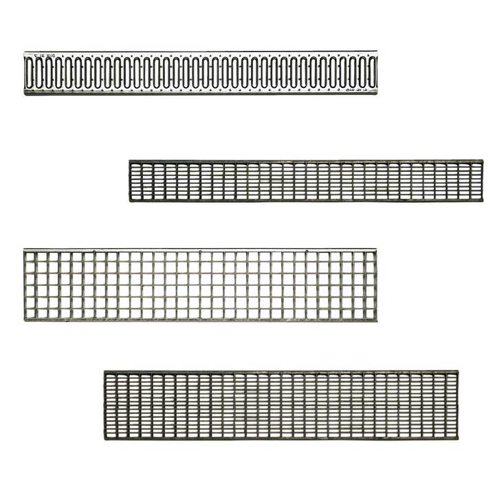 Metal gratings for modular channel class A15 and B125 Metal gratings for modular channel class A15 and B125
