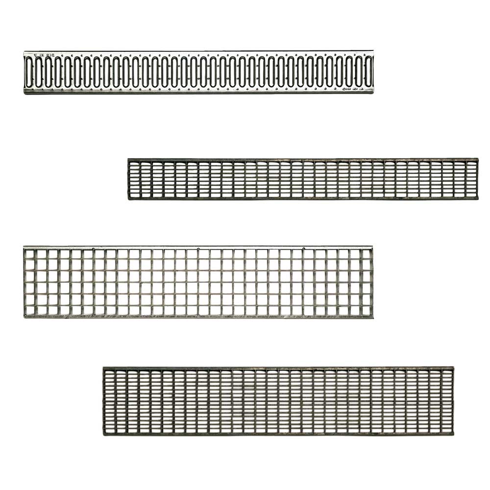 Metal gratings for modular channel class A15 and B125 Metal gratings for modular channel class A15 and B125